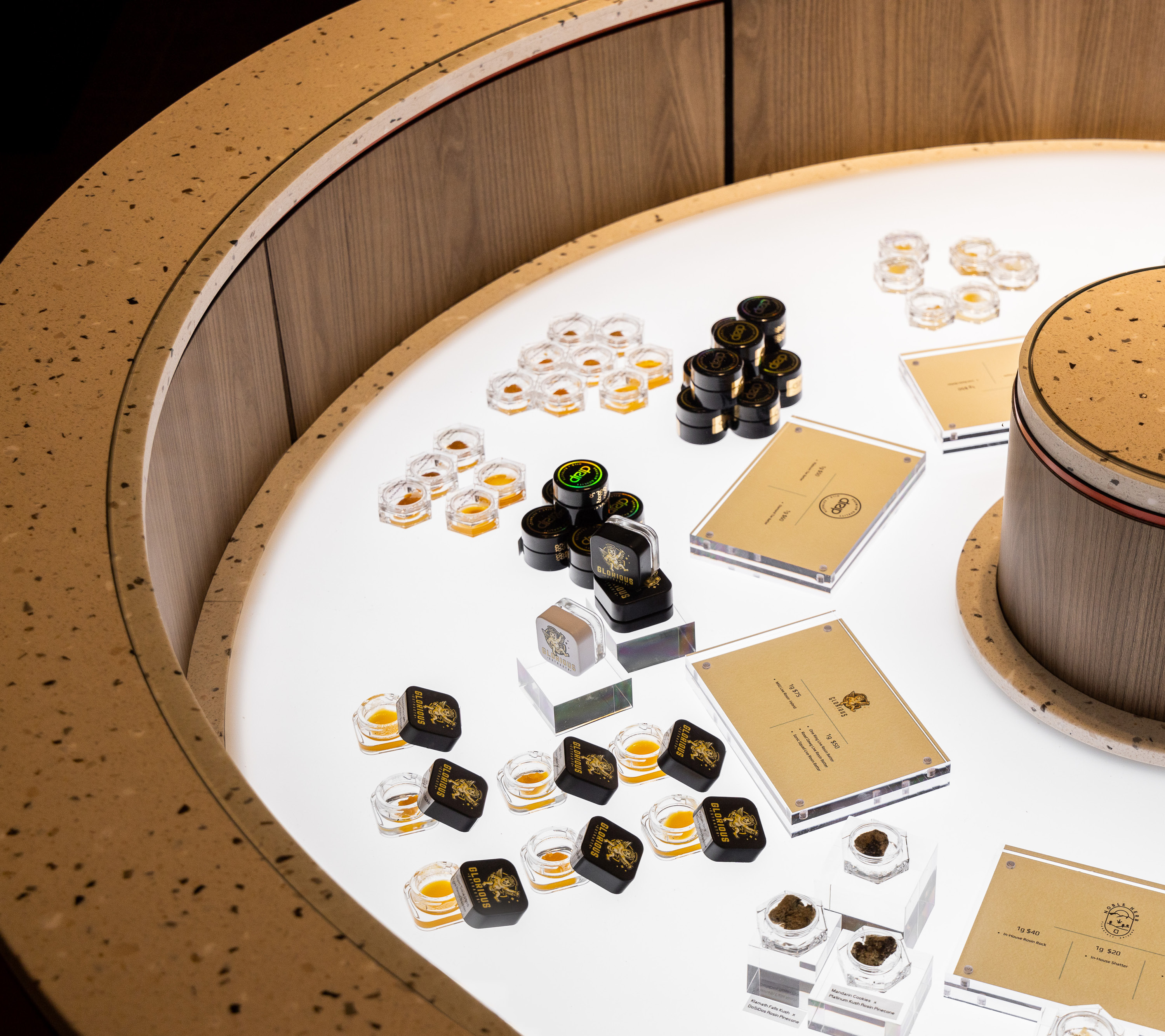 Noble Herb Dispensary Design Portfolio High Road Design Studio